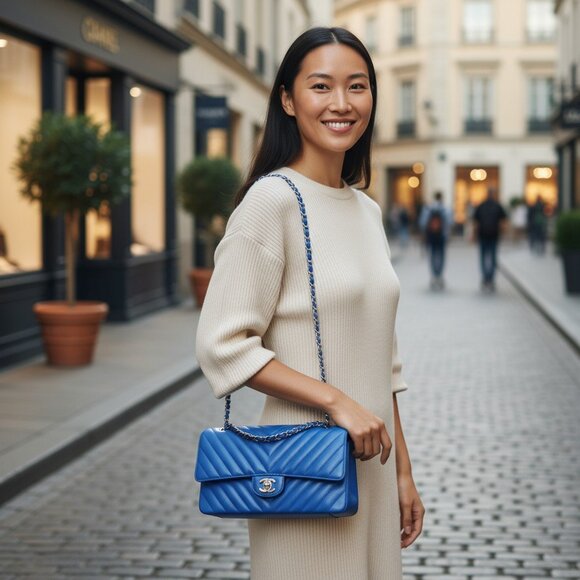 Chanel Chevron Classic Flap Medium - Picture 5 of 11